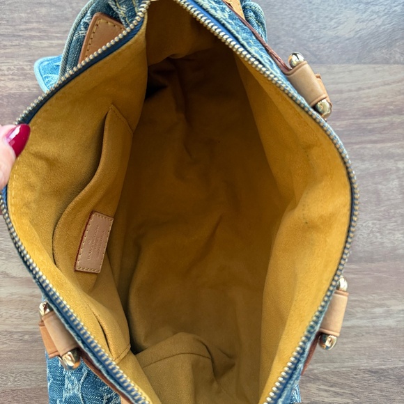 Louis Vuitton Monogram Denim Neo Speedy Handbag in Blue - Picture 7 of 10